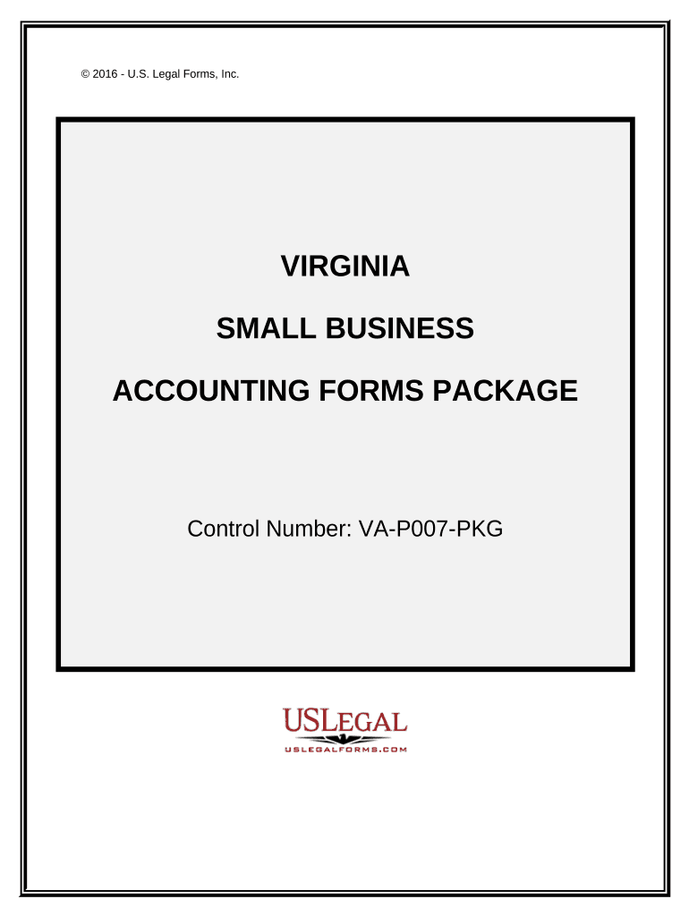 Small Business Accounting Package Virginia  Form