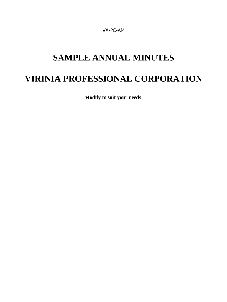 Virginia Annual  Form