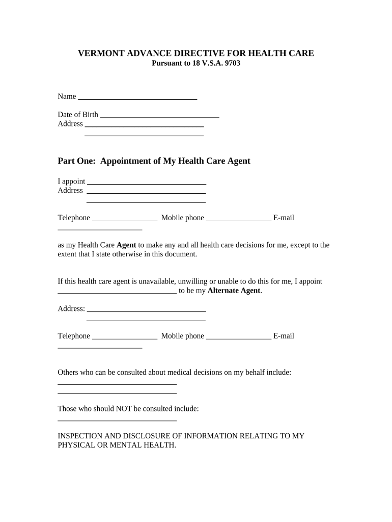 Vt Advance  Form