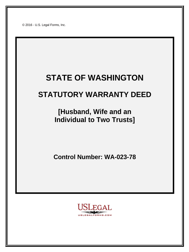 Statutory Warranty Deed  Form