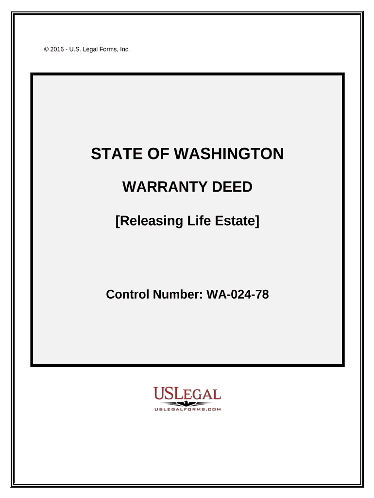 Washington Life Estate  Form