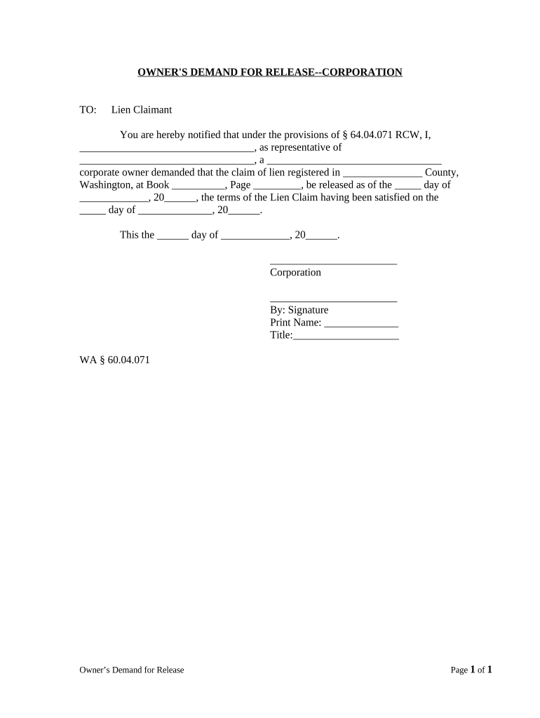 Limited Liability Company  Form