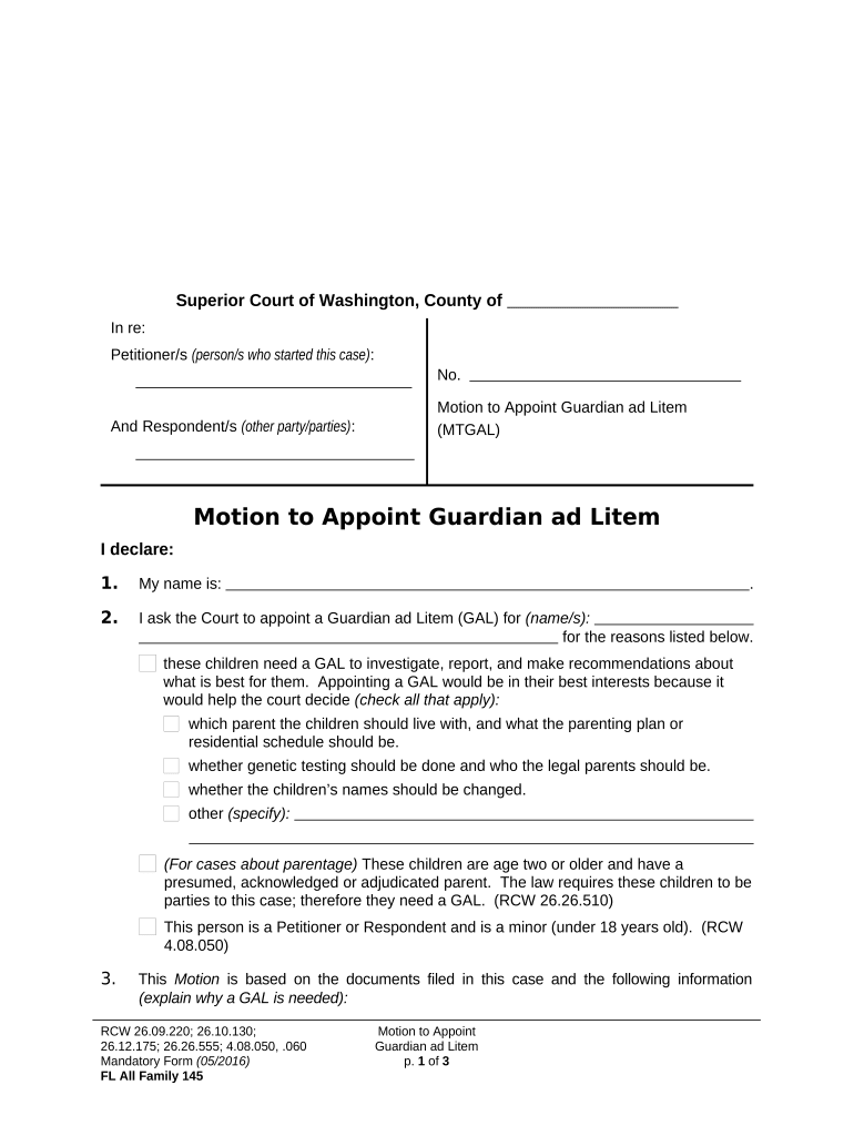 Petition Order Protection  Form