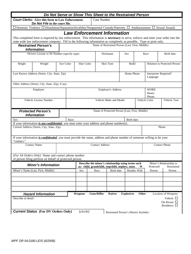 Law Information Sheet