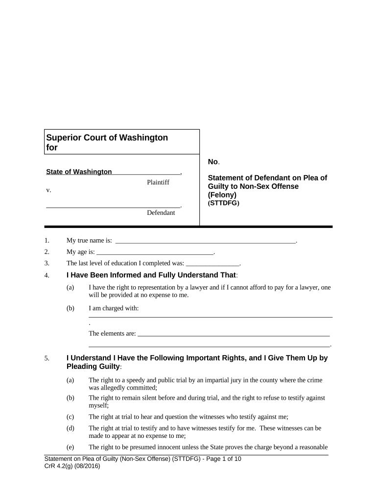 Wa Defendant  Form