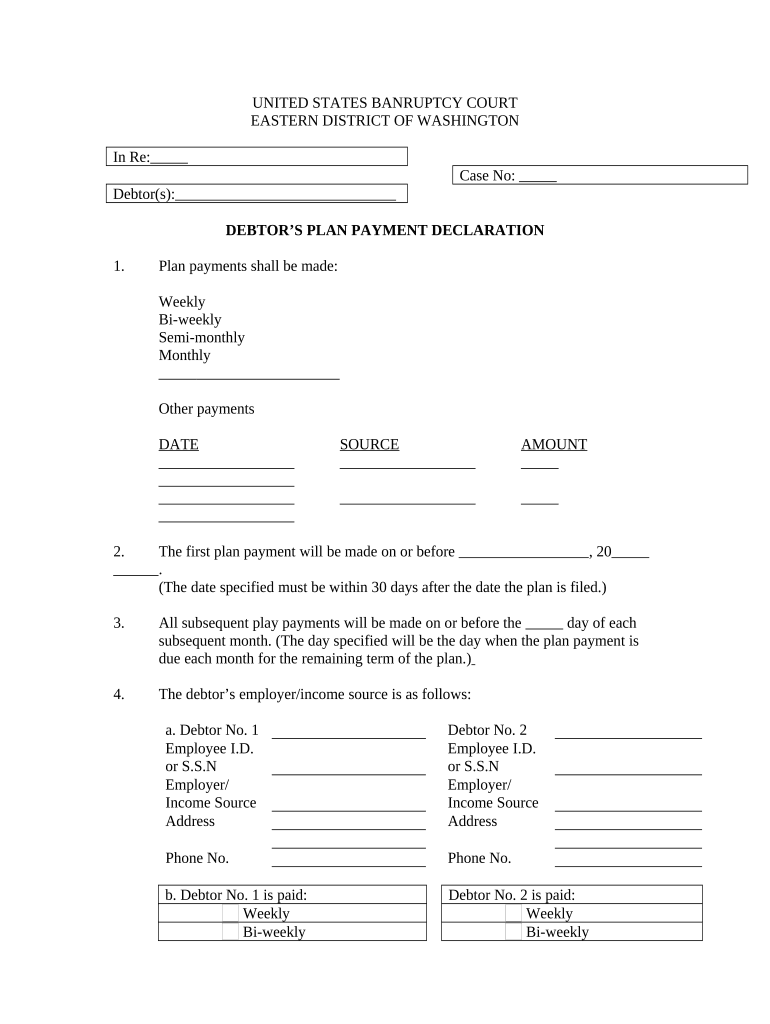 13 Plan Fillable  Form