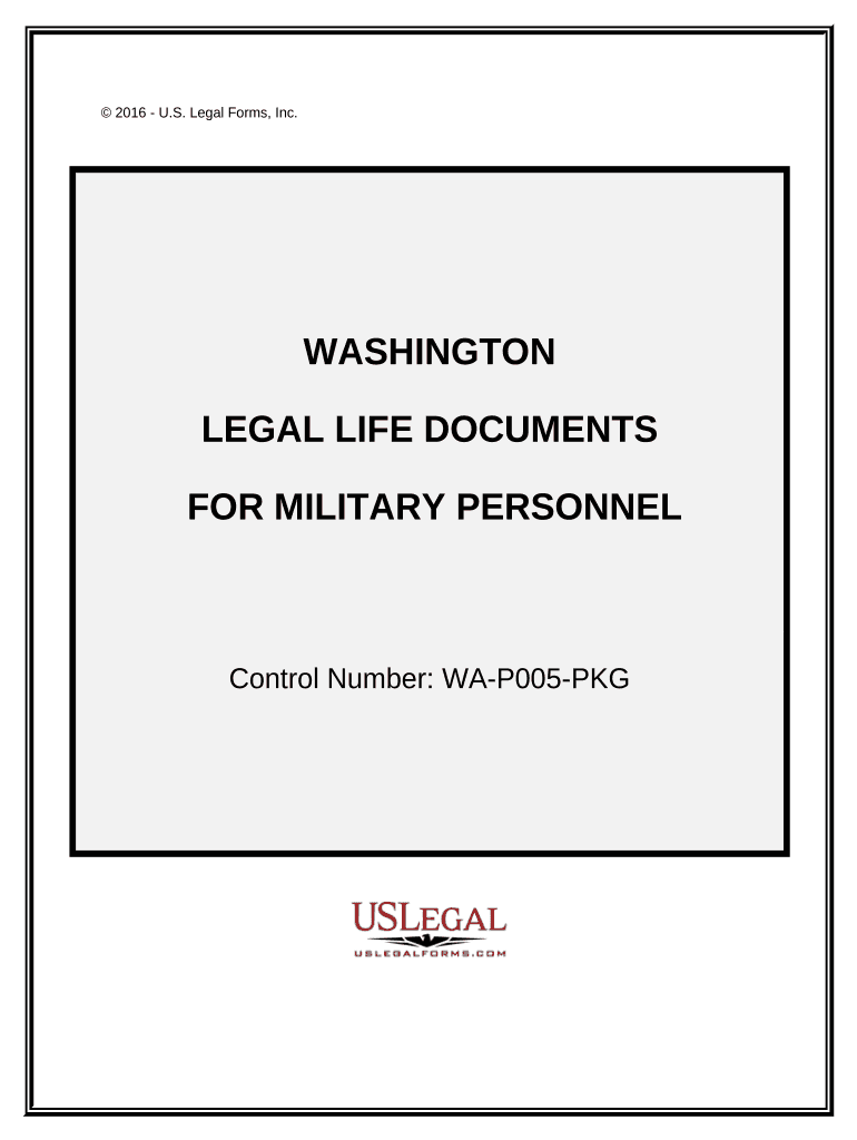 Washington Legal Documents  Form