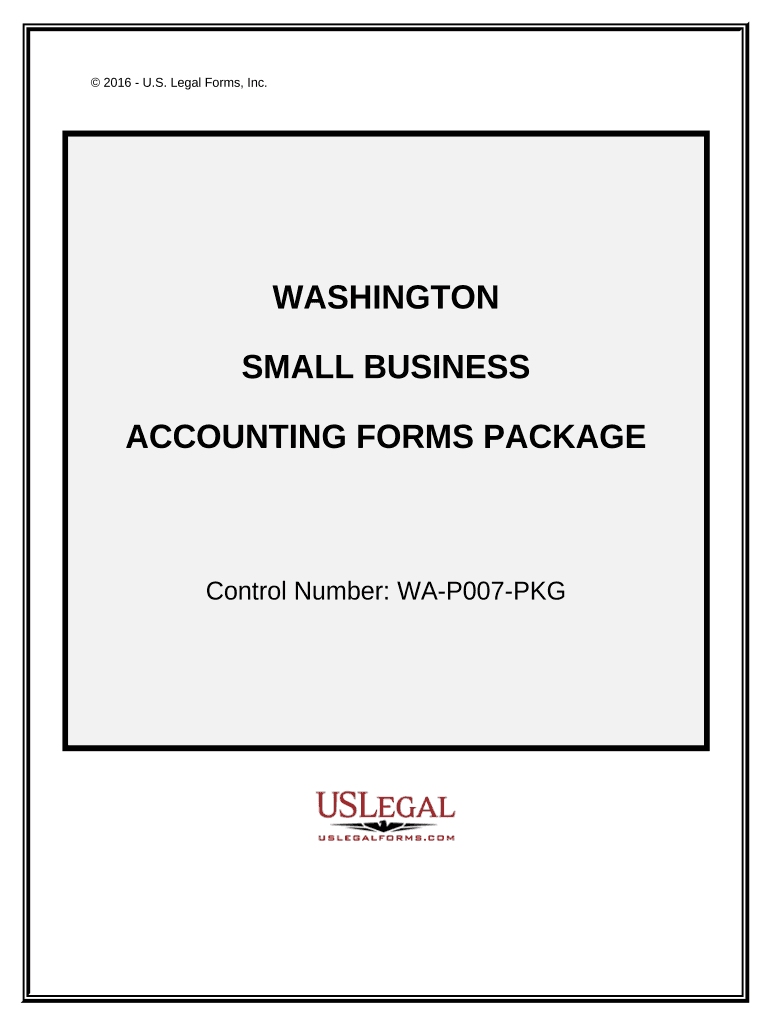 Small Business Accounting Package Washington  Form
