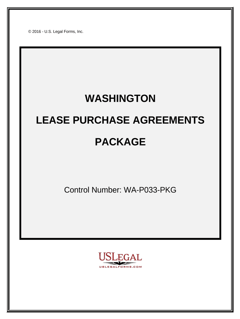 Washington Purchase  Form