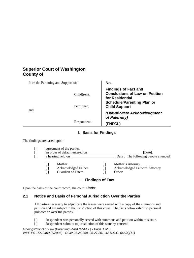 Law Petition Form