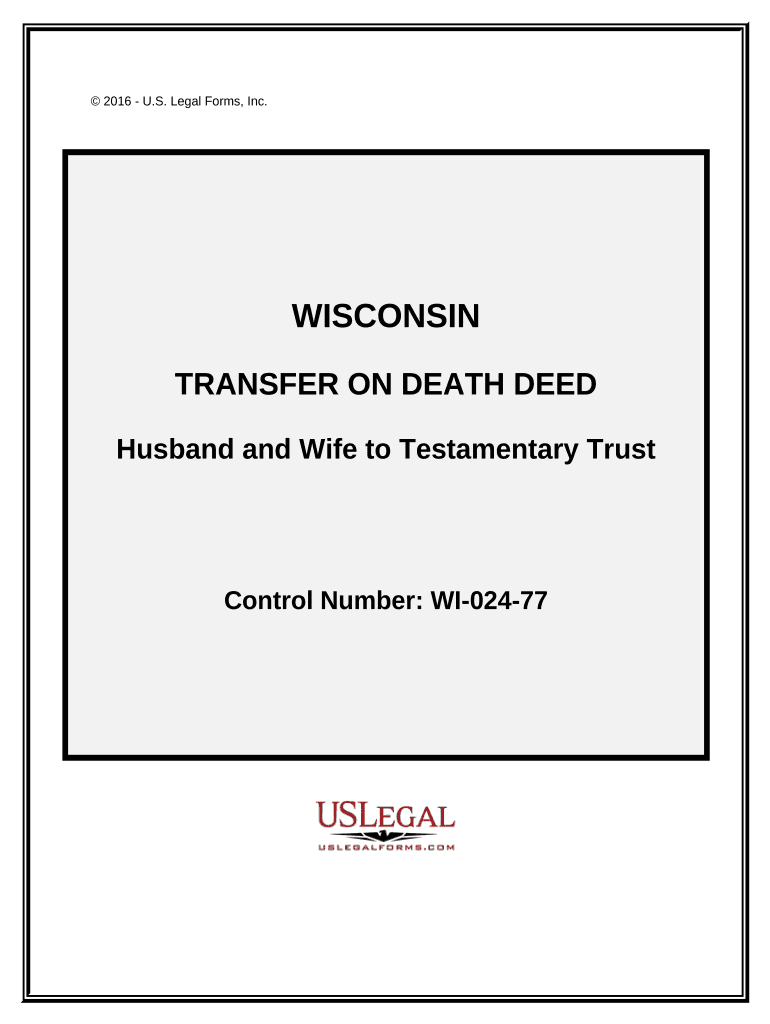Wisconsin Transfer Death  Form