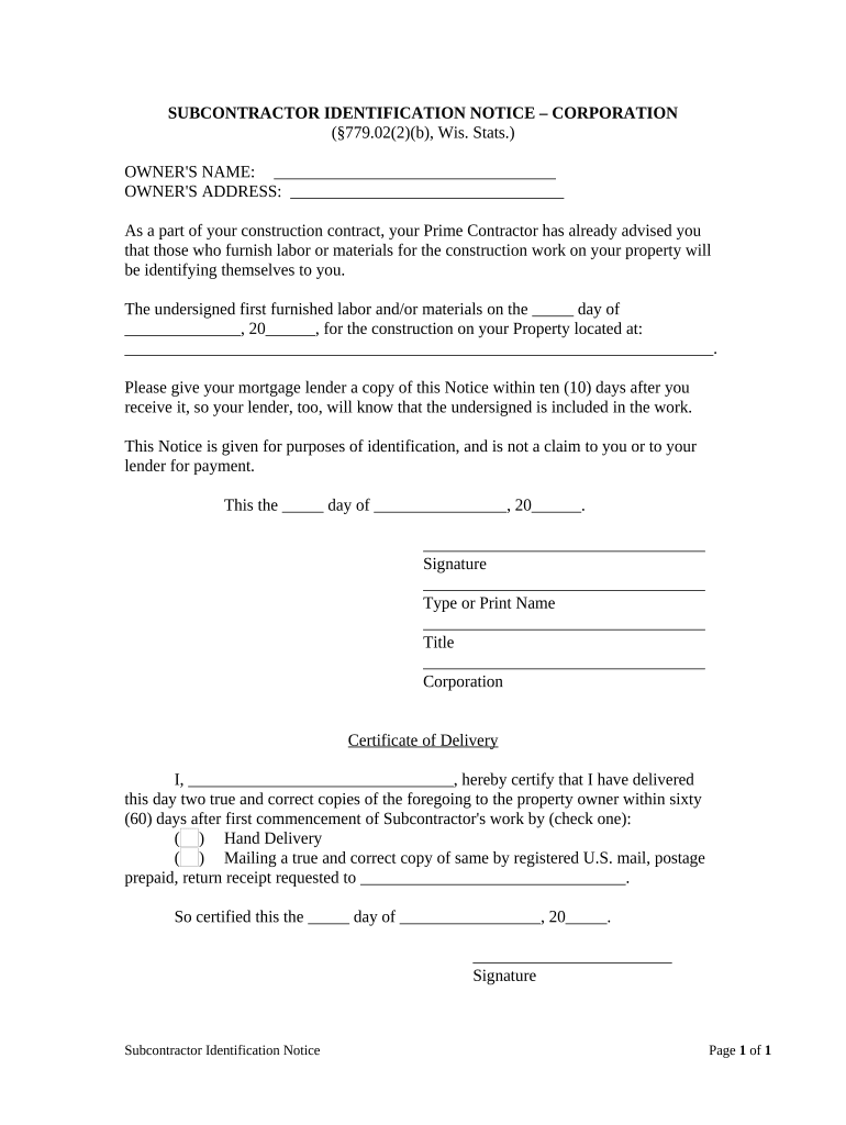 Wisconsin Llc Company  Form