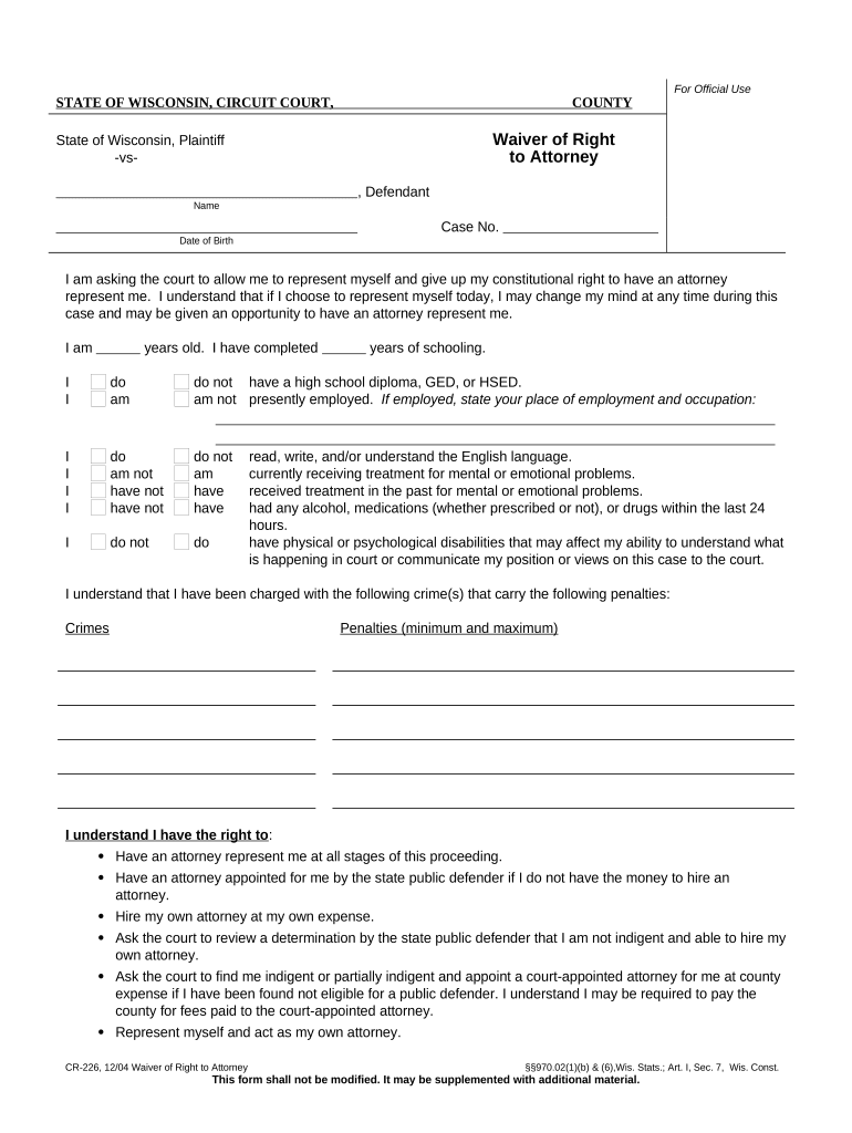 Income Assignment Order  Form