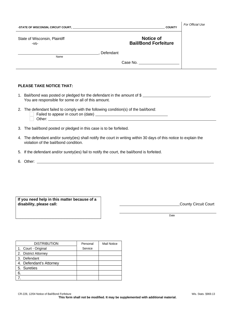 Wi Forfeiture  Form