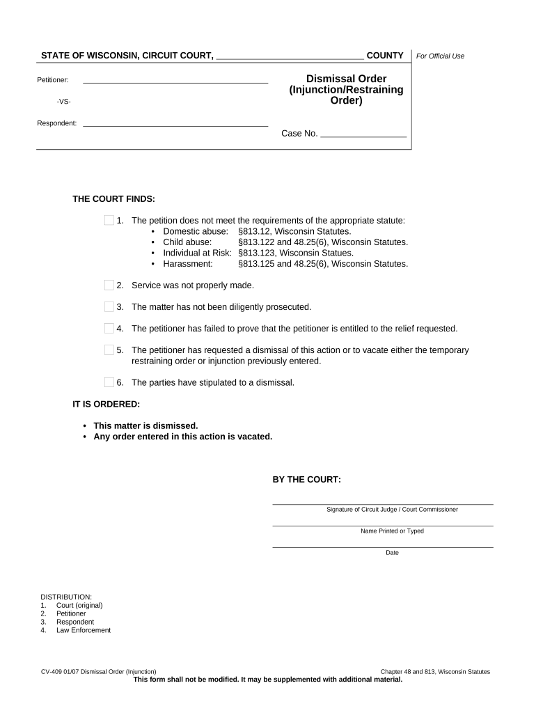 Injunction  Form
