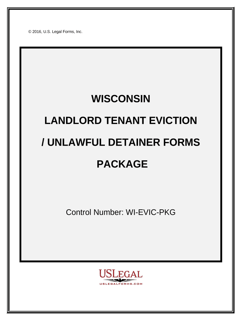 Wisconsin Eviction  Form