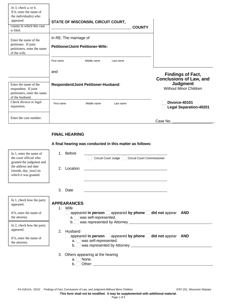 Wi Law  Form