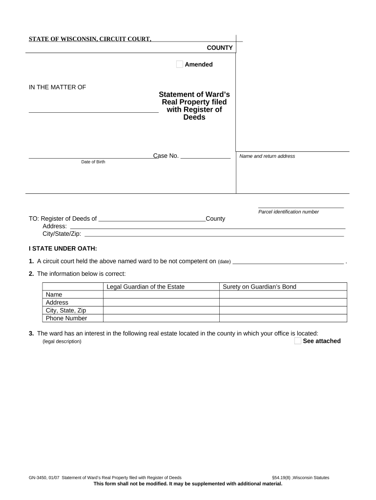 Wisconsin Property Deeds  Form