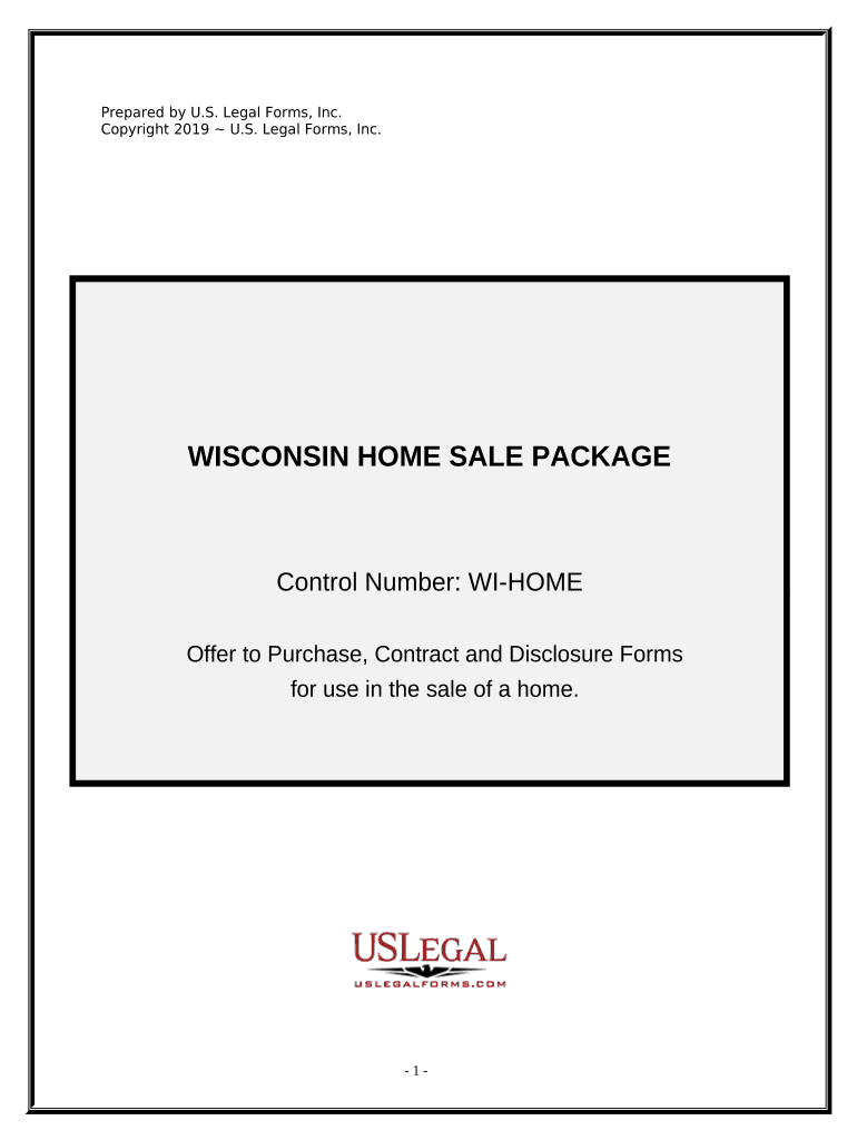 Real Estate Home Sales Package with Offer to Purchase, Contract of Sale, Disclosure Statements and More for Residential House Wi  Form