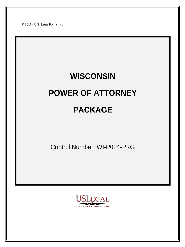 Power of Attorney Forms Package Wisconsin