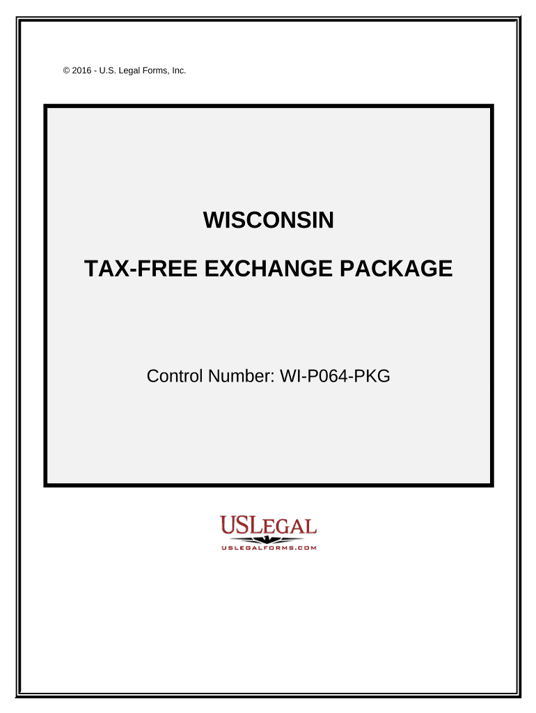 Tax Exchange Package Wisconsin  Form