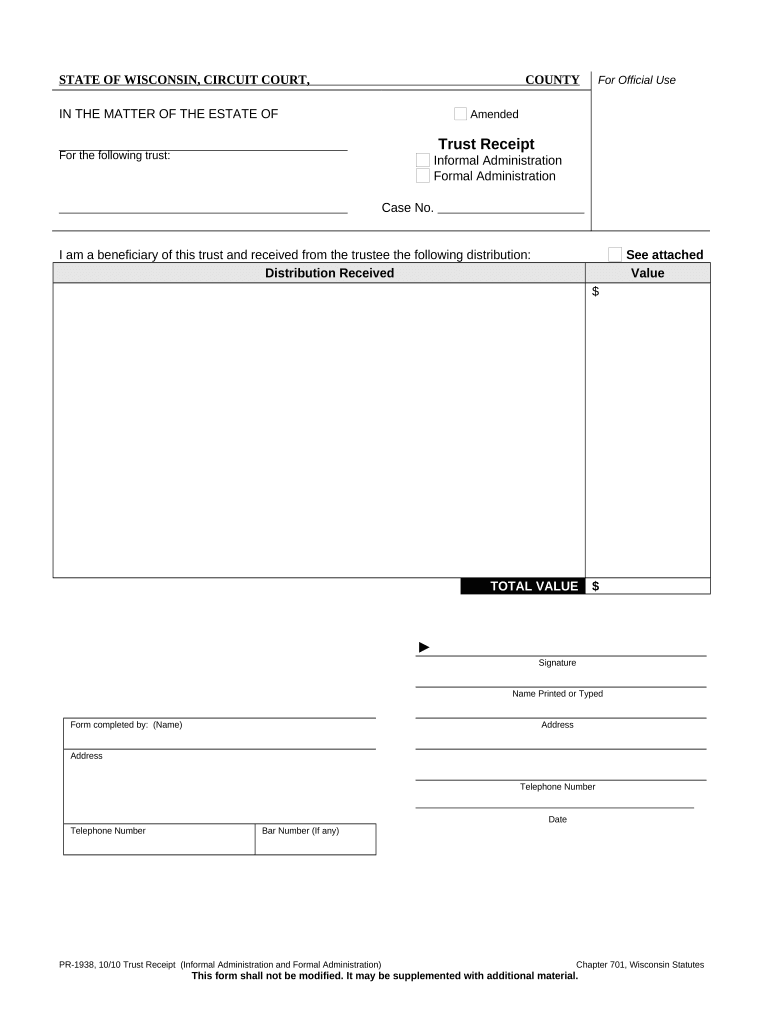 Wi Trust  Form