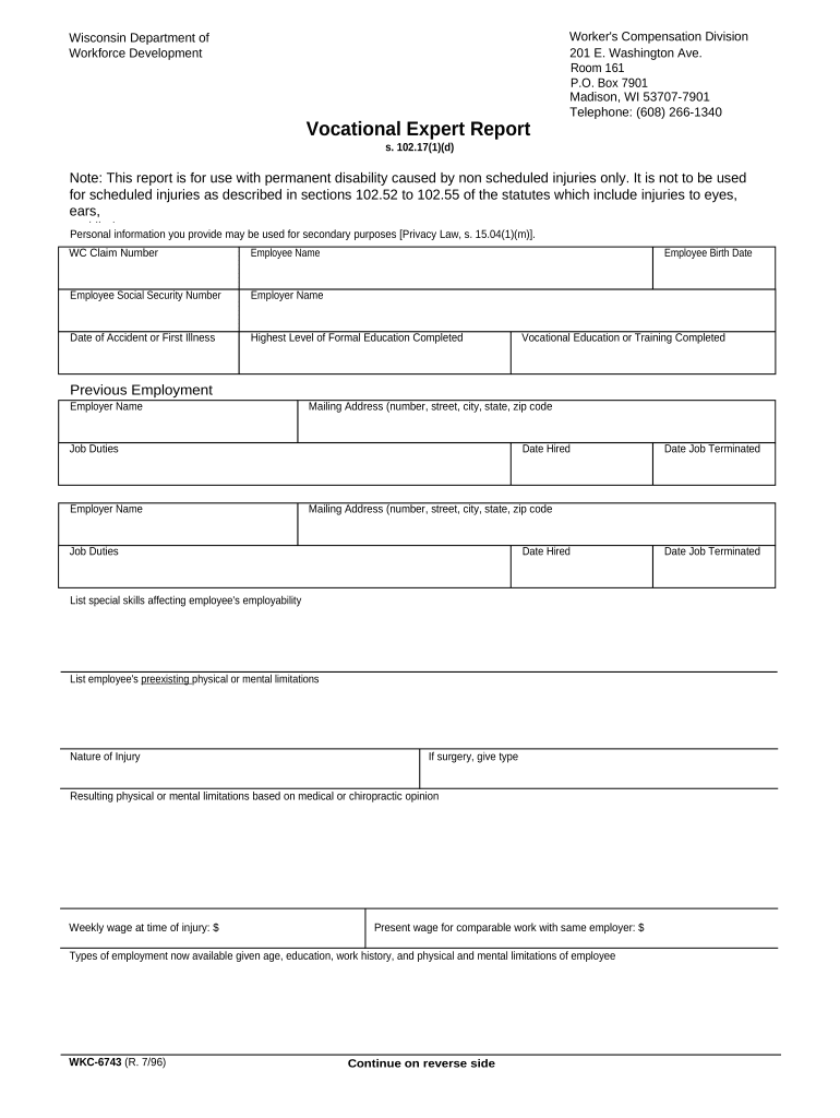 Report Workers Form