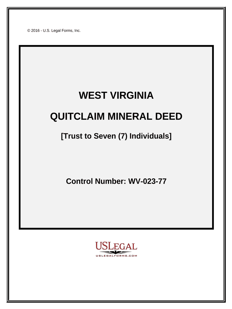 West Virginia Deed  Form