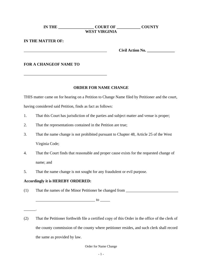 Wv Name Change  Form