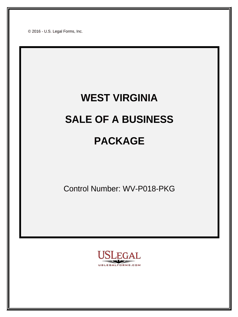 Sale of a Business Package West Virginia  Form