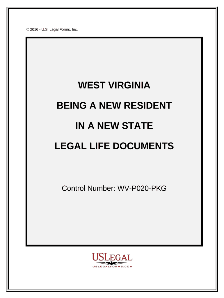 New State Resident Package West Virginia  Form