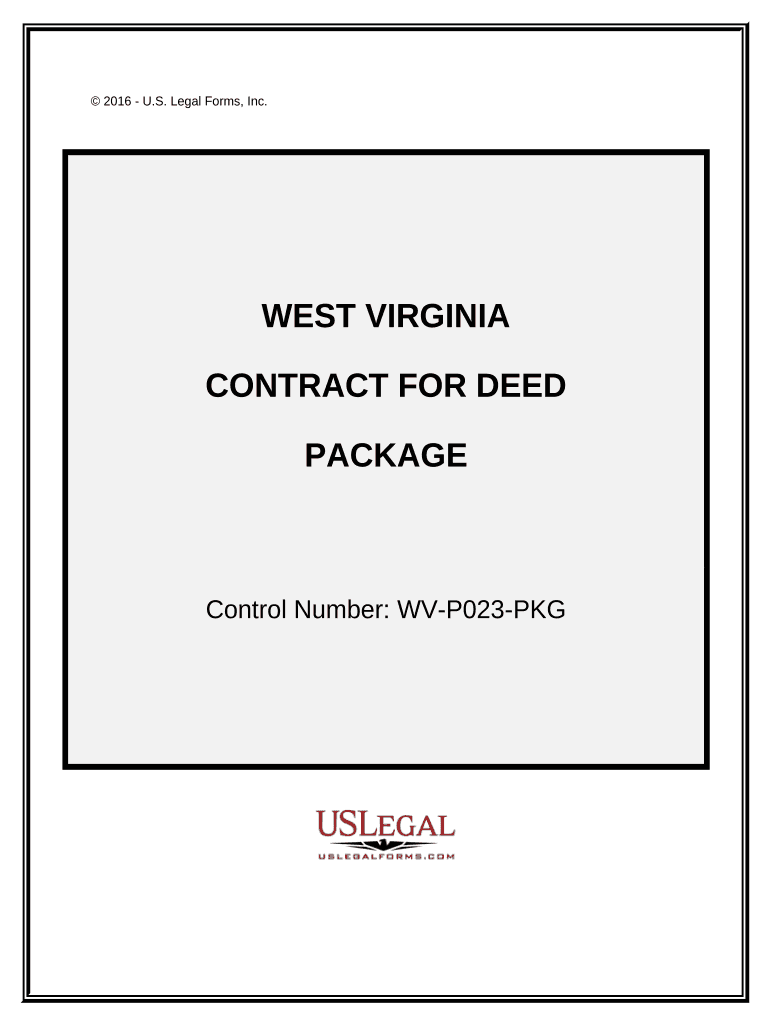 Contract for Deed Package West Virginia  Form