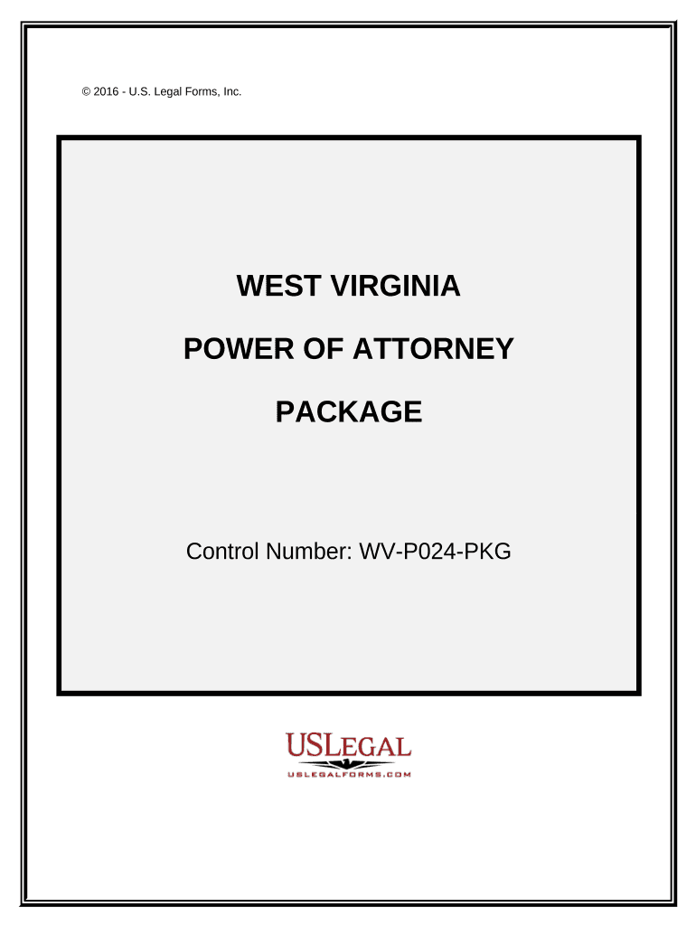 Power of Attorney Forms Package West Virginia
