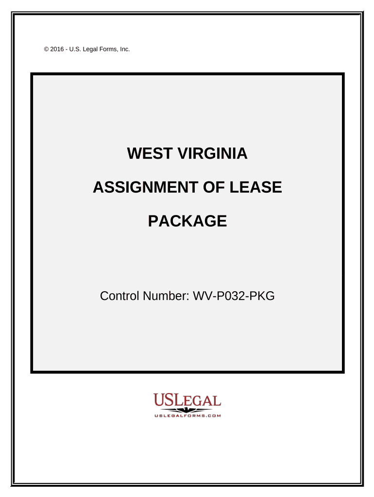 Assignment of Lease Package West Virginia  Form