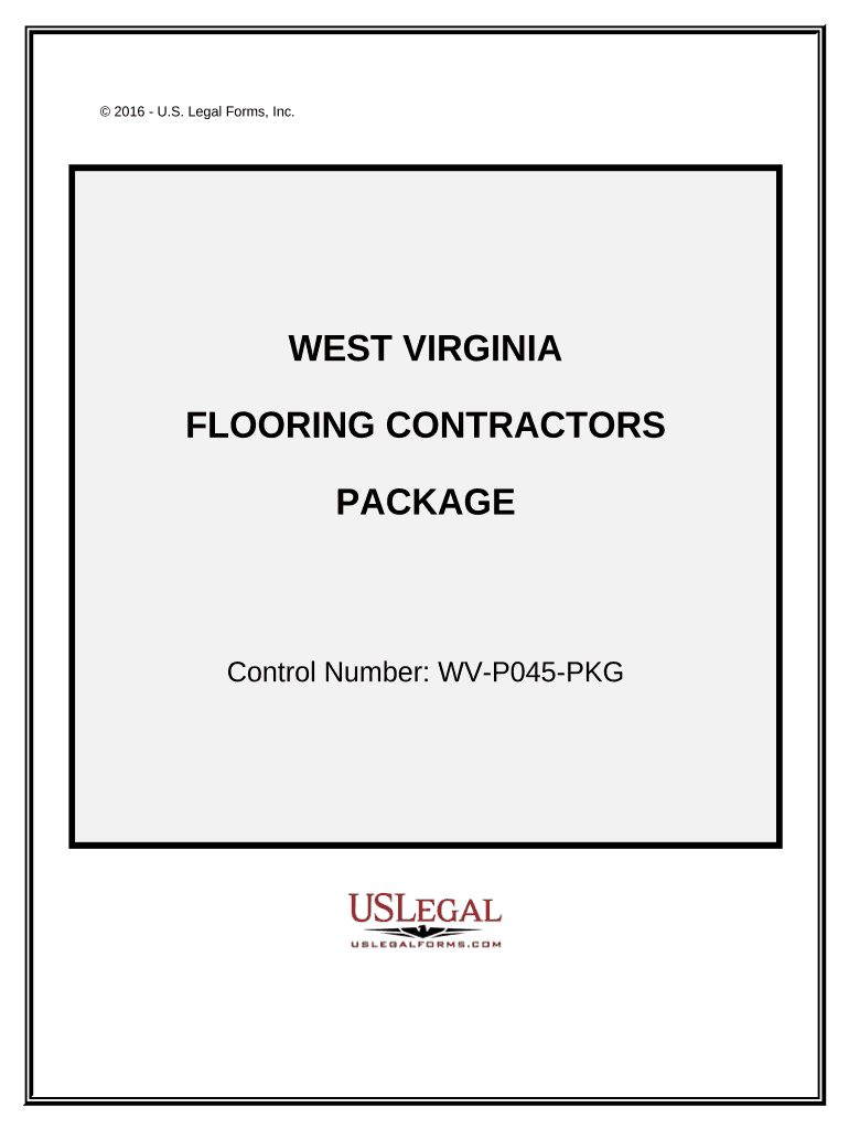 Flooring Contractor Package West Virginia  Form