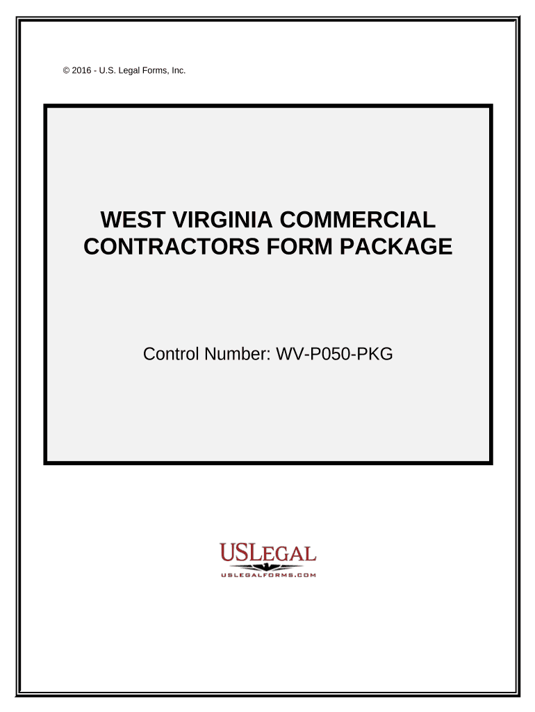 Commercial Contractor Package West Virginia  Form