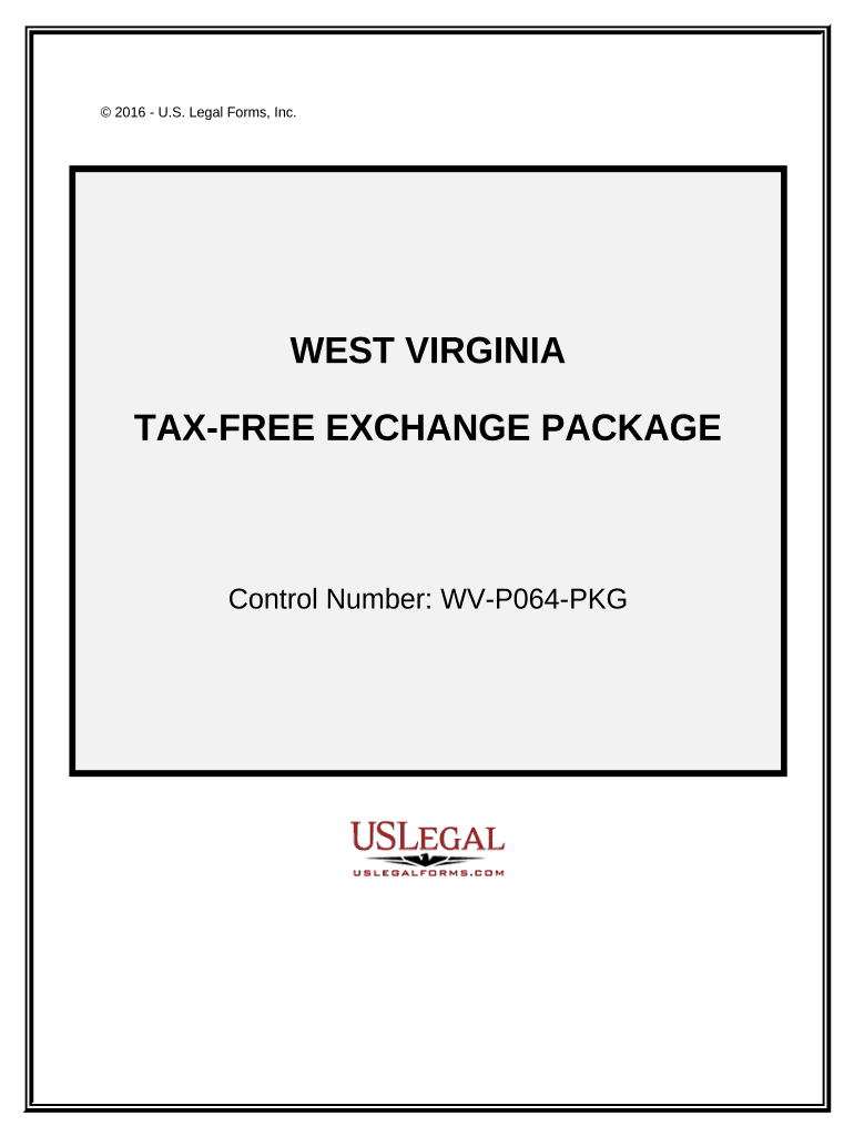 Tax Exchange Package West Virginia  Form