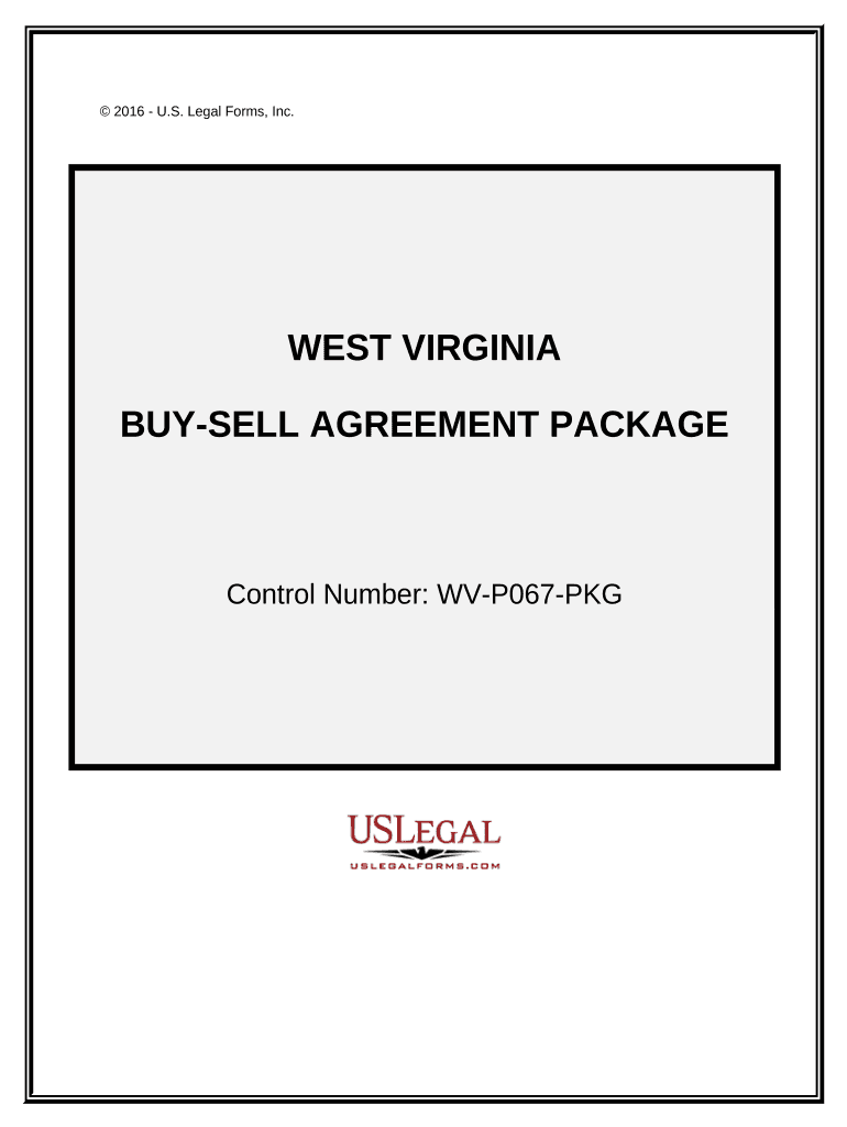 Buy Sell Agreement Package West Virginia  Form