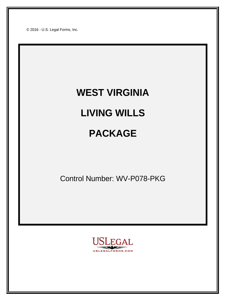 Living Wills and Health Care Package West Virginia  Form
