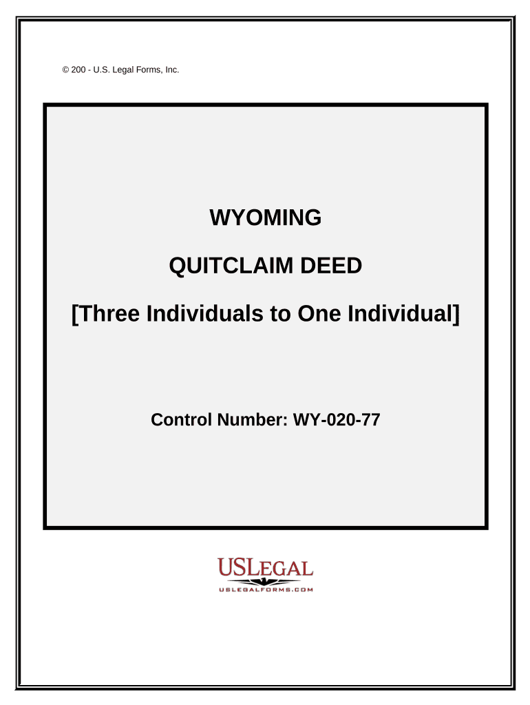 Wyoming Quitclaim Form