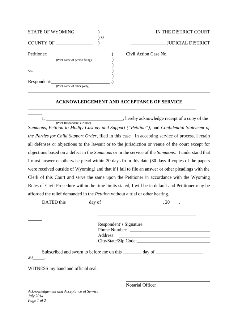 Wy Custody  Form