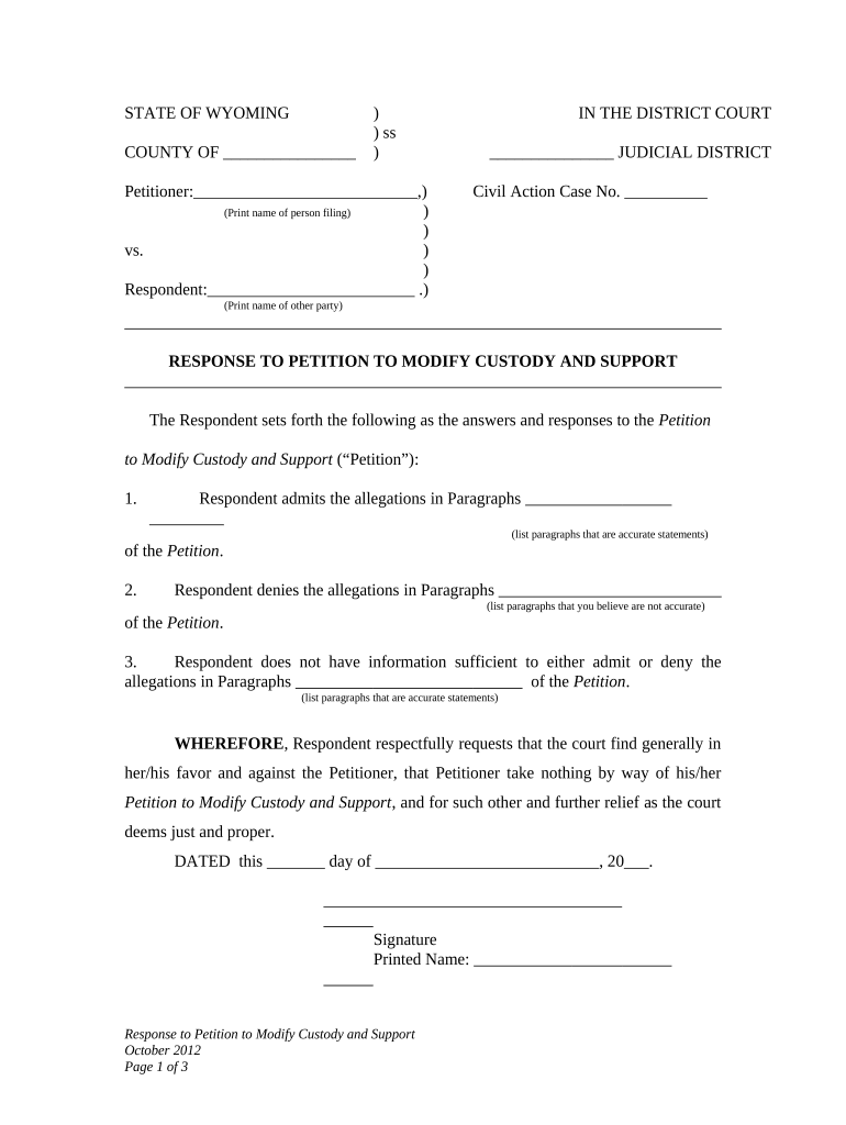 Wy Petition  Form