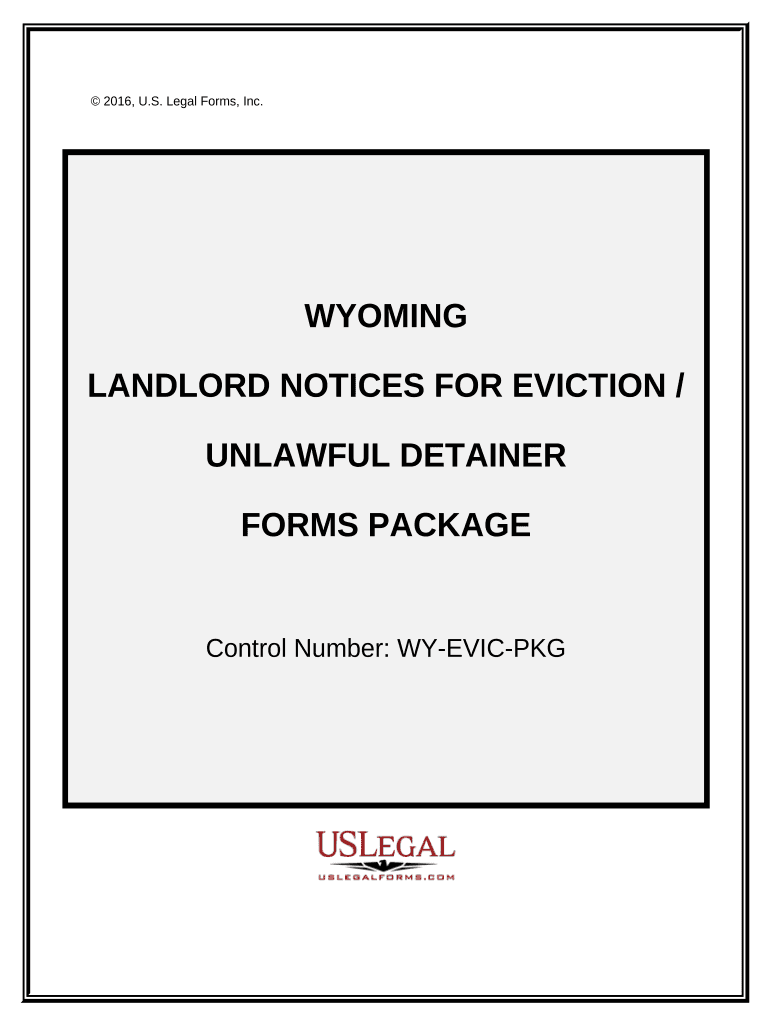 Wyoming Unlawful  Form