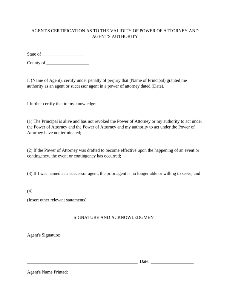 Wyoming Power Attorney  Form