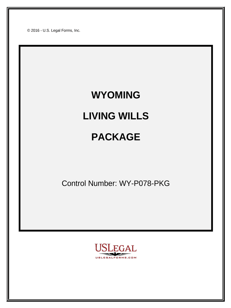 Living Wills and Health Care Package Wyoming  Form