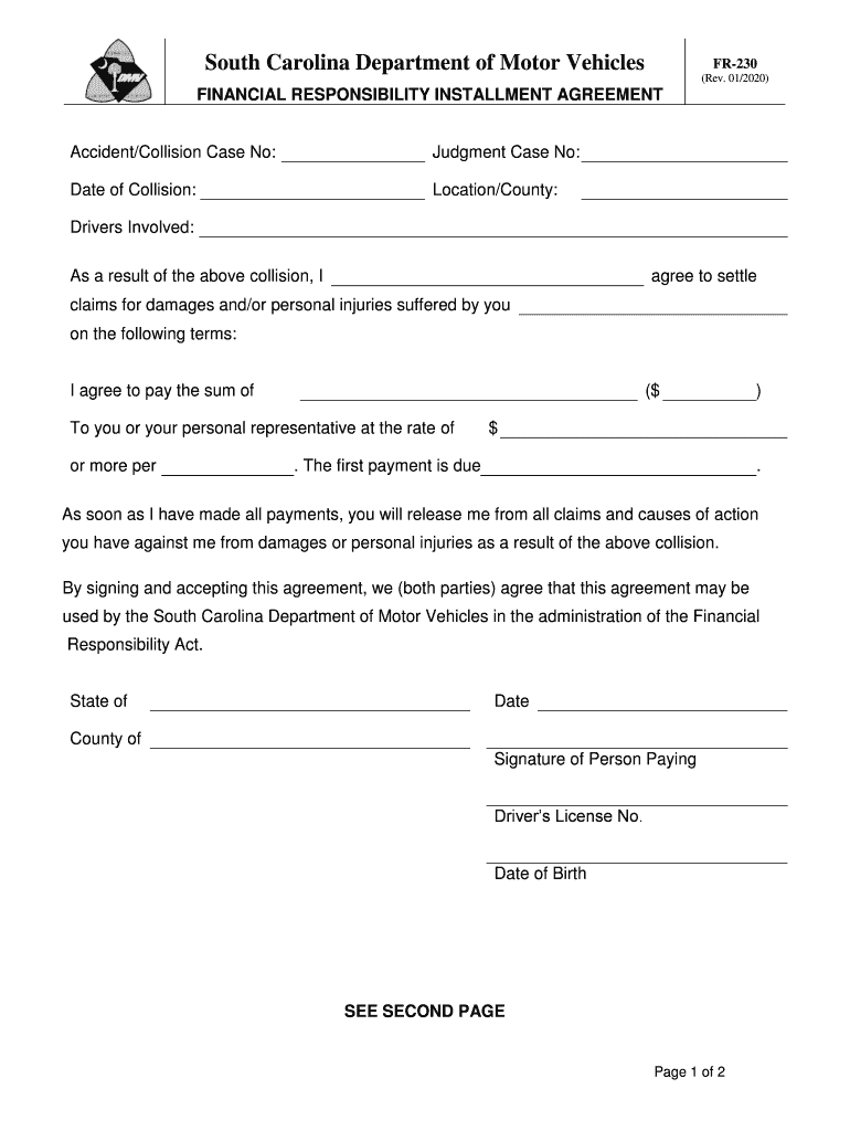 FR 230  Form