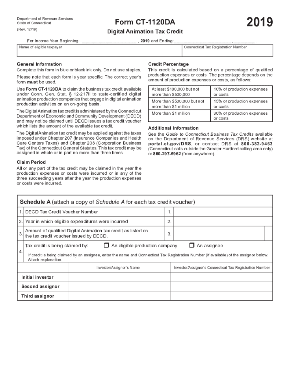  Corporate Income Tax Department of Taxation 2019