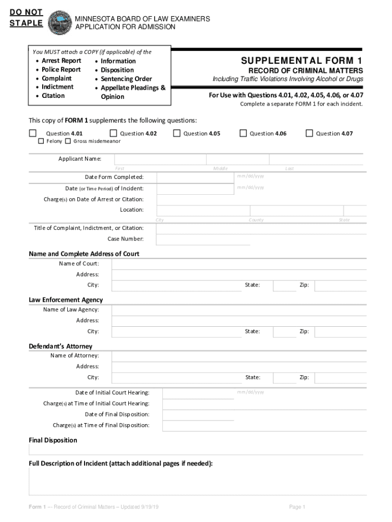  MN BLE Form 1 2019-2024