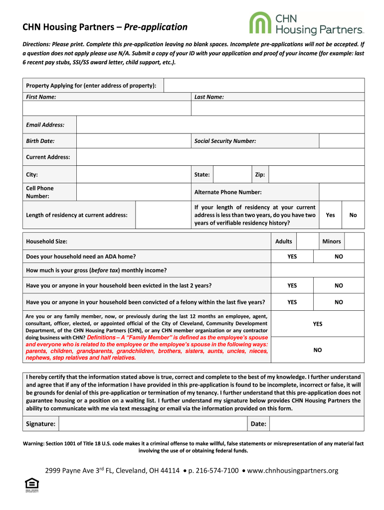 Chn Application  Form