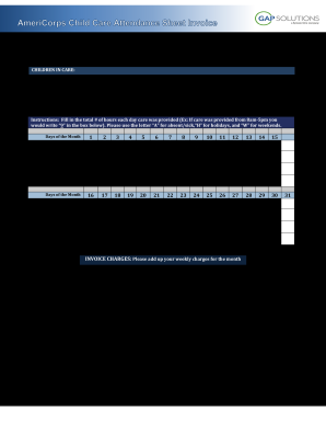 States CCDF Link AmeriCorps Child Care Program1  Form